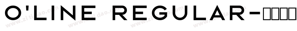 O'line Regular字体转换